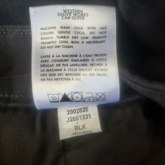 Jag Classic Fit Cropped Black Jeans Women's Size 2/26 Cotton Blend - Picture 9 of 13